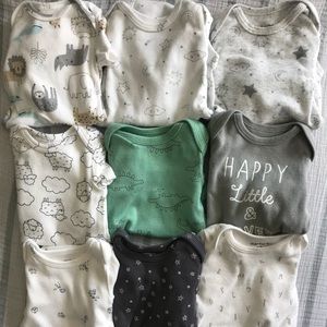 Lot of gender neutral onesies
